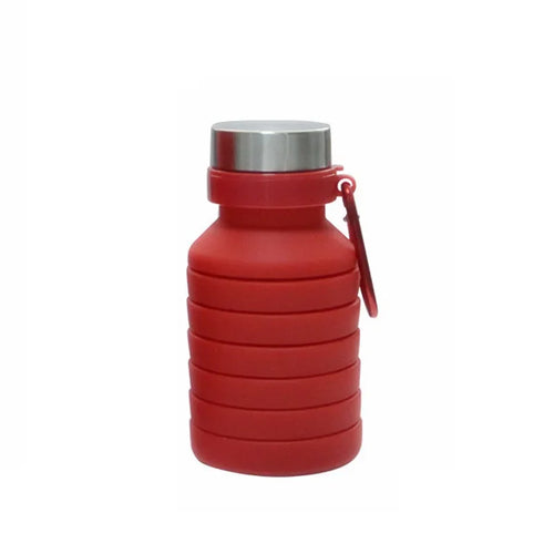 550ML Portable Collapsible Water Bottle BPA Free Leak Proof Silicone Reuseable Outdoor Camping Foldable Sport Water Bottles